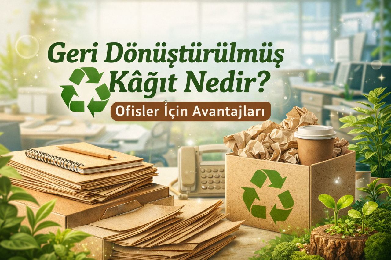 Geri Dönüştürülmüş Kâğıt Nedir? Ofisler İçin Avantajları