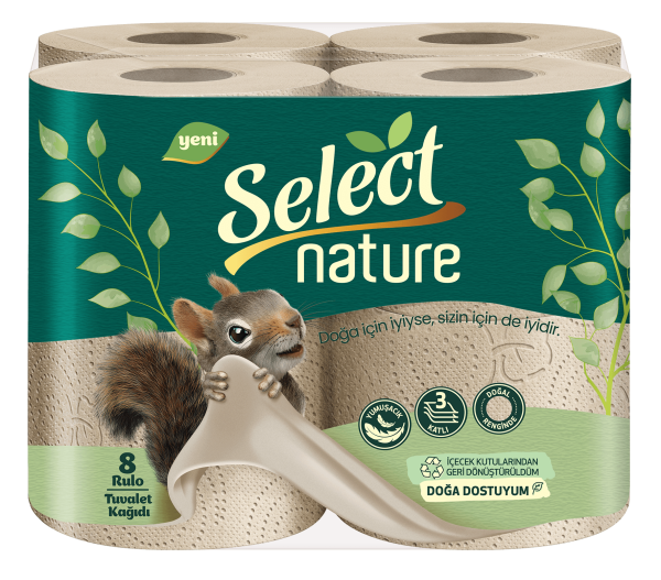 Select Nature  8'li Tuvalet Kağıdı