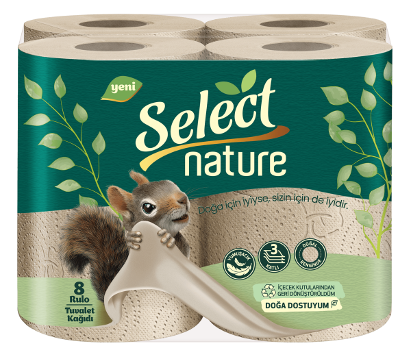 Select Nature  8'li Tuvalet Kağıdı