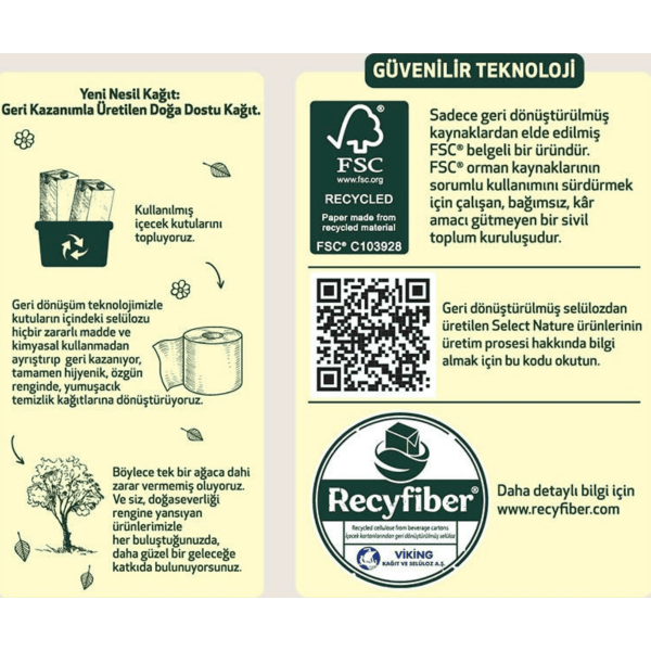 Select Nature  8'li Tuvalet Kağıdı