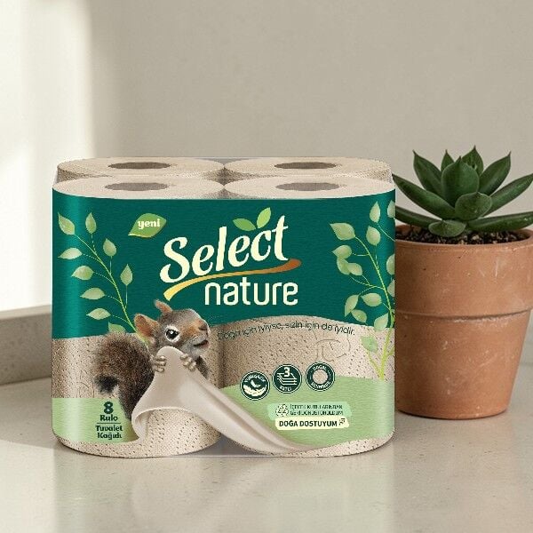 Select Nature  8'li Tuvalet Kağıdı