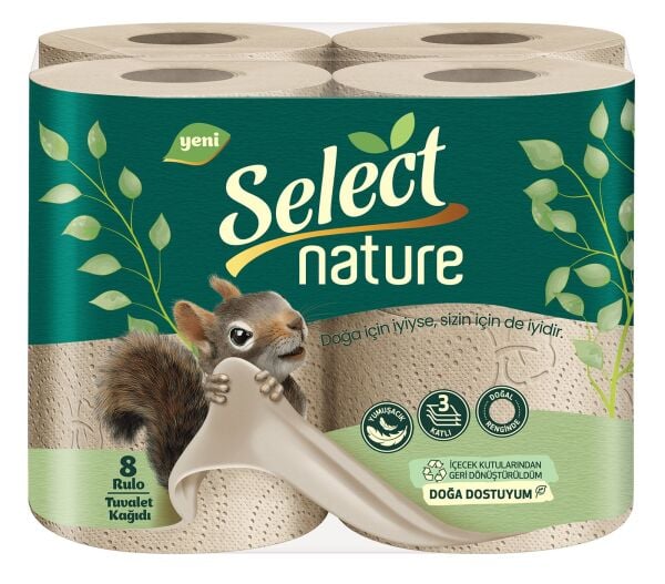 Select Nature  8'li Tuvalet Kağıdı