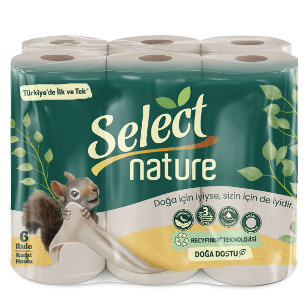 Select Nature 6'lı Kağıt Havlu