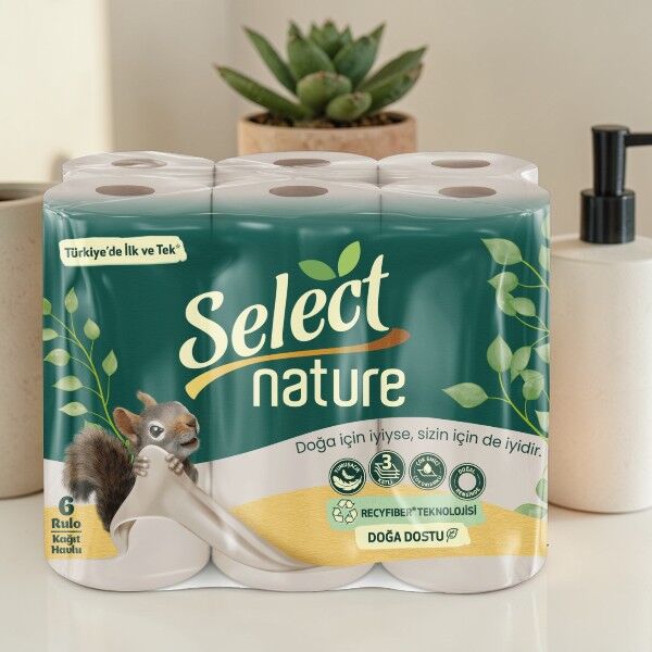 Select Nature 6'lı Kağıt Havlu