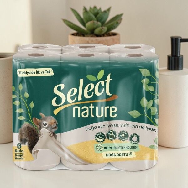 Select Nature 6'lı Kağıt Havlu