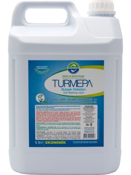 Turmepa Bulaşık Deterjanı (Elde Yıkama) 5 Lt