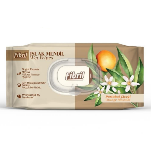 Fibril Islak Mendil 90'lı Portakal Çiçeği