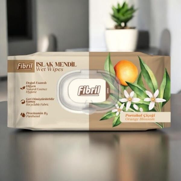 Fibril Islak Mendil 90'lı Portakal Çiçeği