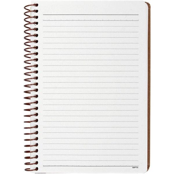 Gıpta 1793 Enviro Spiralli Kraft Sert Kapak Defter 17x24 100 Yaprak Çizgili