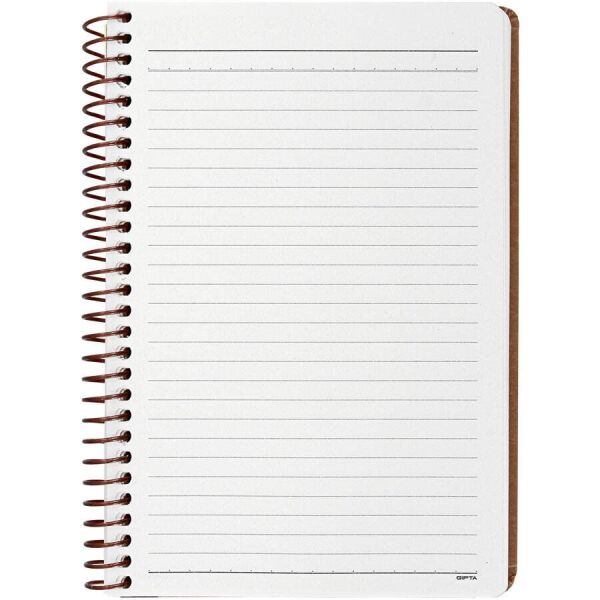 Gıpta Enviro 17x24 100 Yaprak Çizgili Spiralli Kraft Defter 1793 Sert Kapak