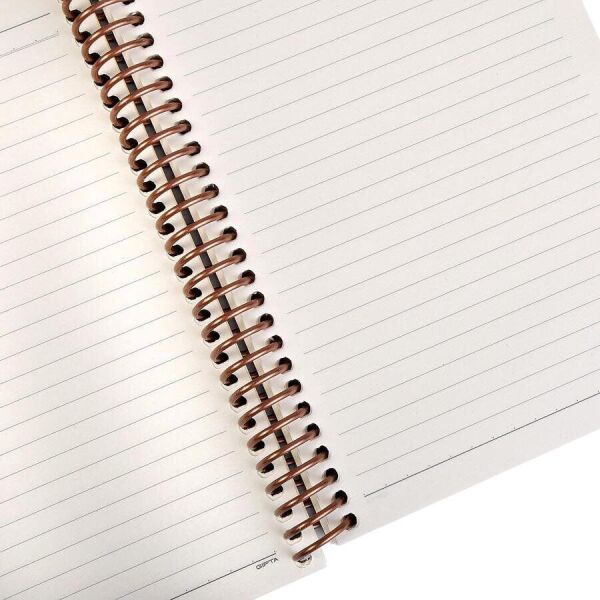 Gıpta Enviro Spiralli Kraft Sert Kapak Defter A4 100 Yaprak Çizgili (1791)