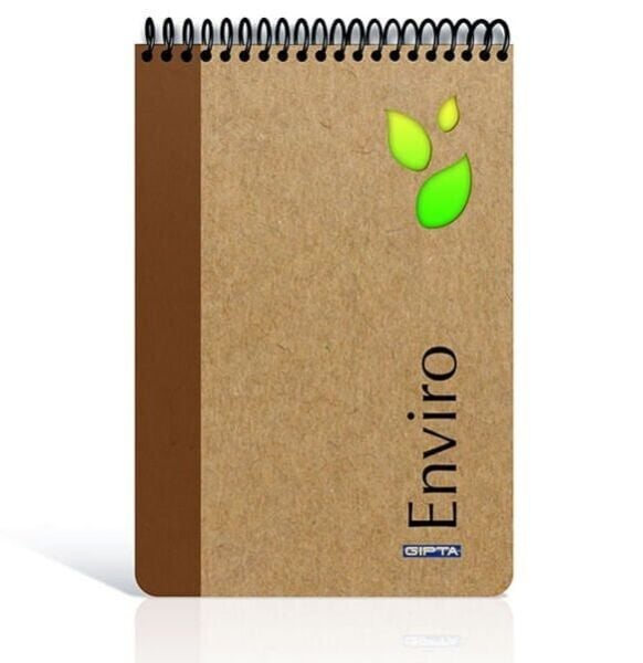 Gıpta Enviro 17x24 100 Yaprak Çizgili Spiralli Kraft Bloknot 2347