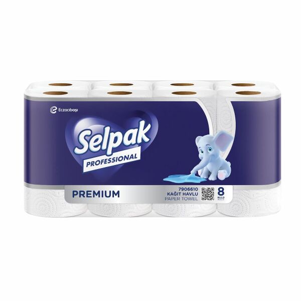 Selpak Professional Premium Kağıt Havlu 8'li