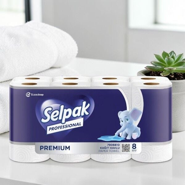 Selpak Professional Premium Kağıt Havlu 8'li