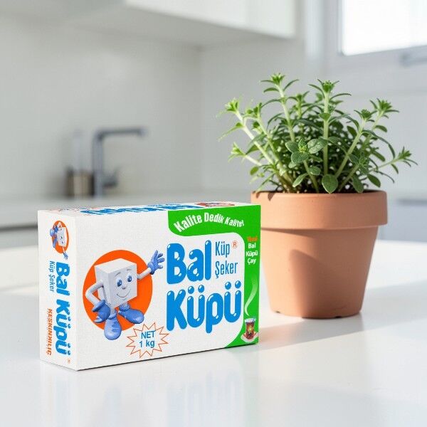 Balküpü Küp Şeker 1 Kg