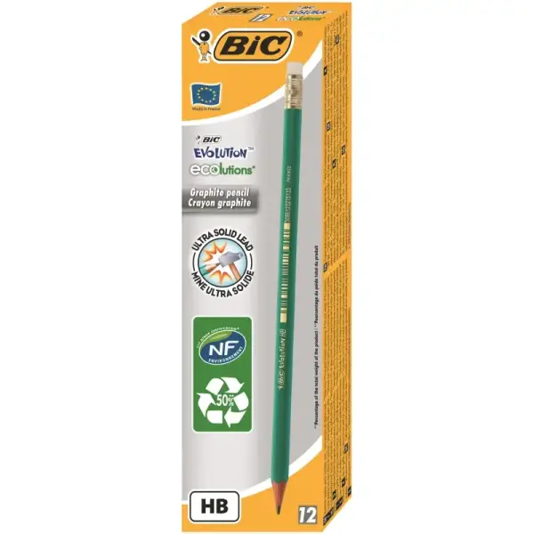 Bic ECOlutions 655 HB Kurşun Kalem 12'li Paket (8803323)