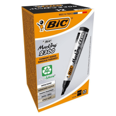 Bic Permanent Marker 2300 Kesik Uç - Siyah (820926)