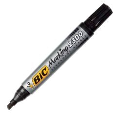 Bic Permanent Marker 2300 Kesik Uç - Siyah (820926)
