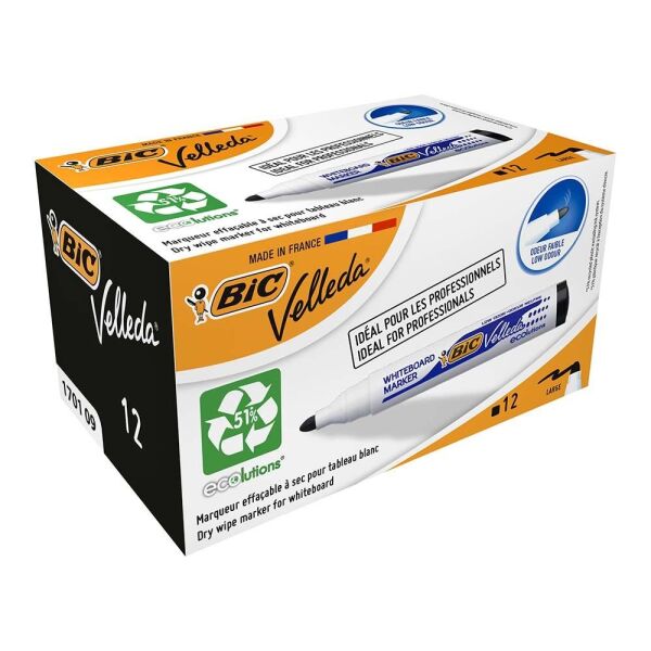 Bic Velleda ECOlutions Tahta Kalemi - Siyah (170109/904937)