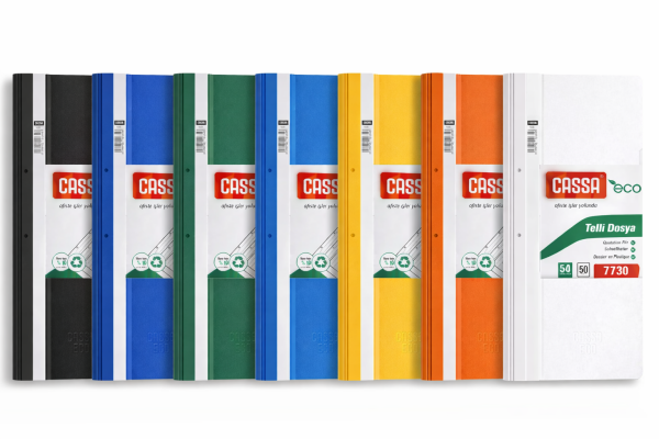 Cassa Eco Telli Dosya - Siyah 50'li (7730)