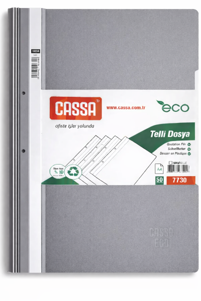 Cassa Eco Telli Dosya - Gri 50'li (7730)