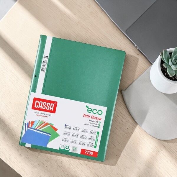 Cassa Eco Telli Dosya - Yeşil 50'li (7730)