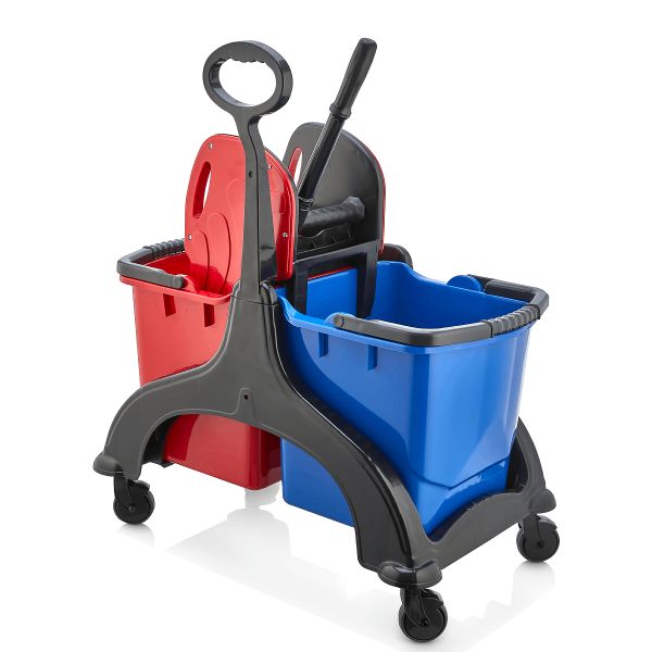 Ceymop Çift Kovalı Temizlik Seti Plastik Presli (Cyp-801)