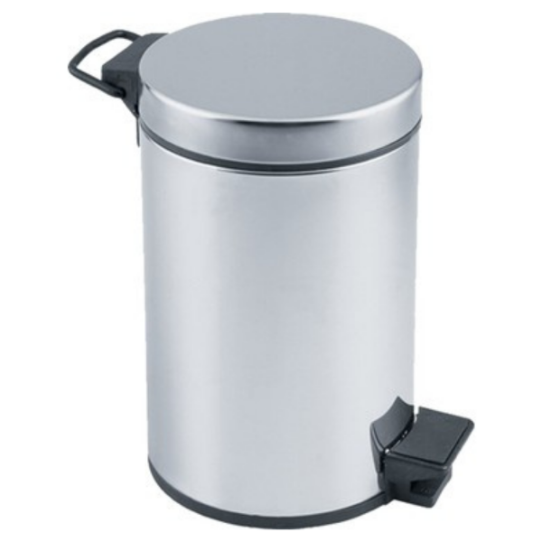 Ceymop Krom Pedallı Çöp Kovası 5Lt (Cyp-1701)