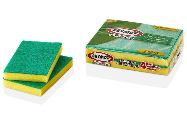 Ceymop Endüstriyel Bulaşık Süngeri 4'lü (Cyp-918)