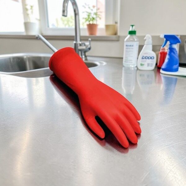 Ceymop Bulaşık Eldiveni Kırmızı (Miss Cleaning - Cyp-901)