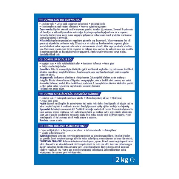 Domol Bulaşık Makinesi Tuzu 2 Kg