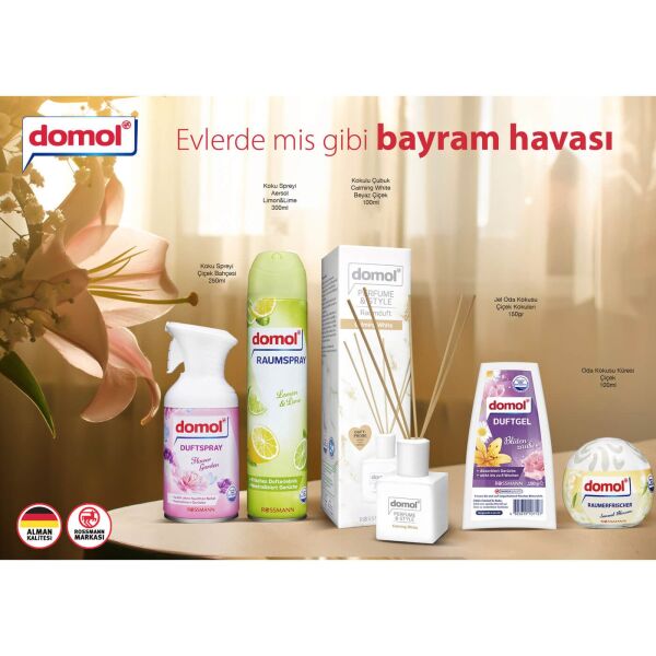 Domol Kokulu Çubuk Calming White Beyaz Çiçek 100 Ml