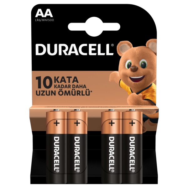 Duracell AA 4'lü  Kalem Pil