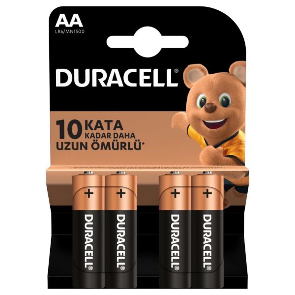 Duracell AA 4'lü  Kalem Pil
