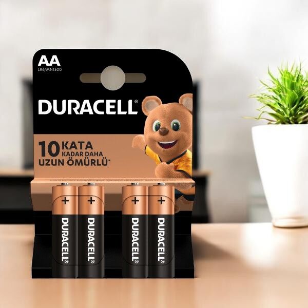 Duracell AA 4'lü  Kalem Pil
