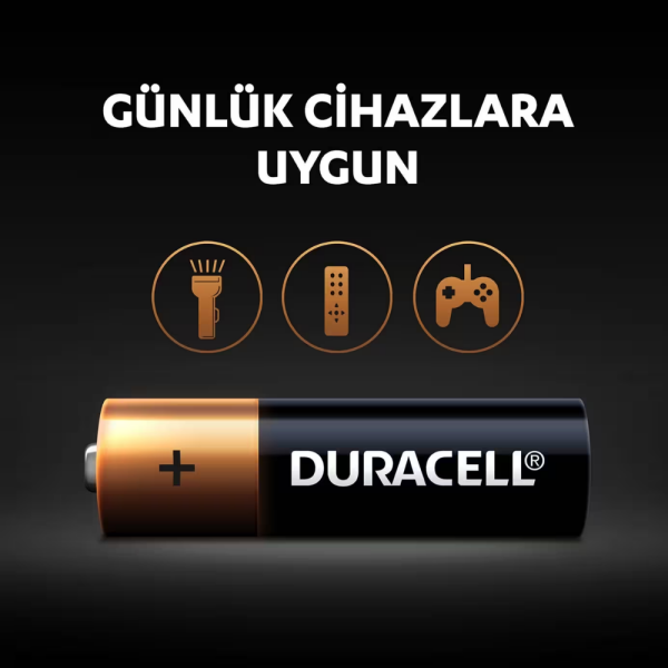 Duracell AAA 4'lü İnce Kalem Pil