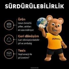 Duracell Optimum Power Boost AAA 4'lü İnce Kalem Pil