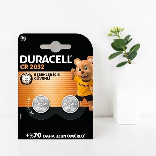 Duracell Düğme Pil - 2'li 3 Volt Iris 2.0 (2032)