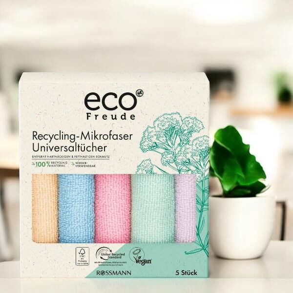 Eco Freude Mikrofiber Bez 5'li (Geri Dönüştürülmüş)