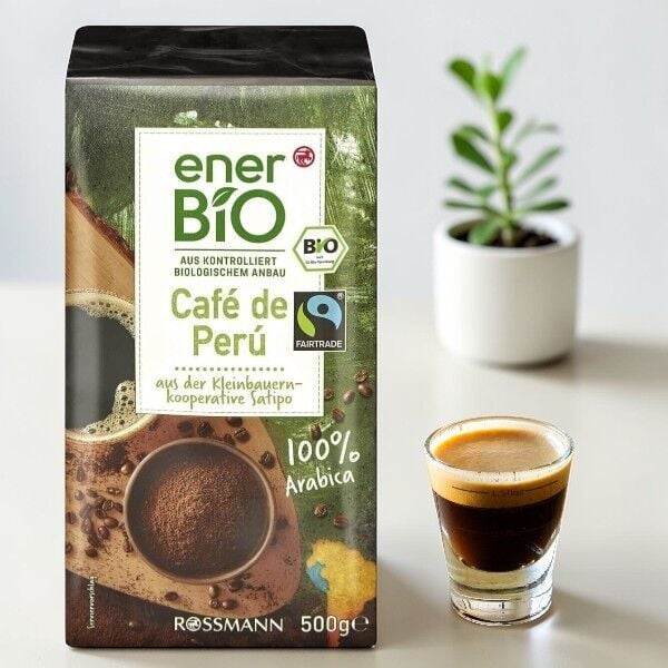 Enerbio 500 Gr Kavrulmuş Ve Öğütülmüş Organik Kahve Cafe De Peru