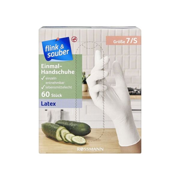 Flink & Sauber Tek Kullanımlık Eldiven S 60'lı