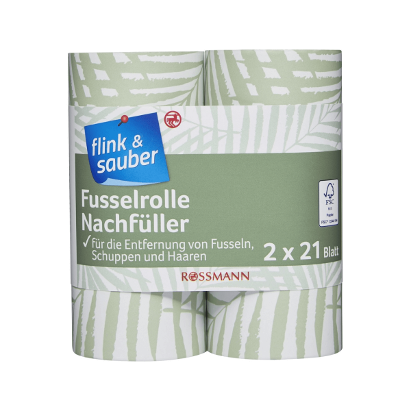 Flink & Sauber Tüy Toplama Rulosu Yedek, 2x21 Yaprak 2\'li