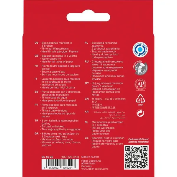 Faber-Castell Textliner 46 Pastel Fosforlu Kalem Seti – 4’lü (154610)