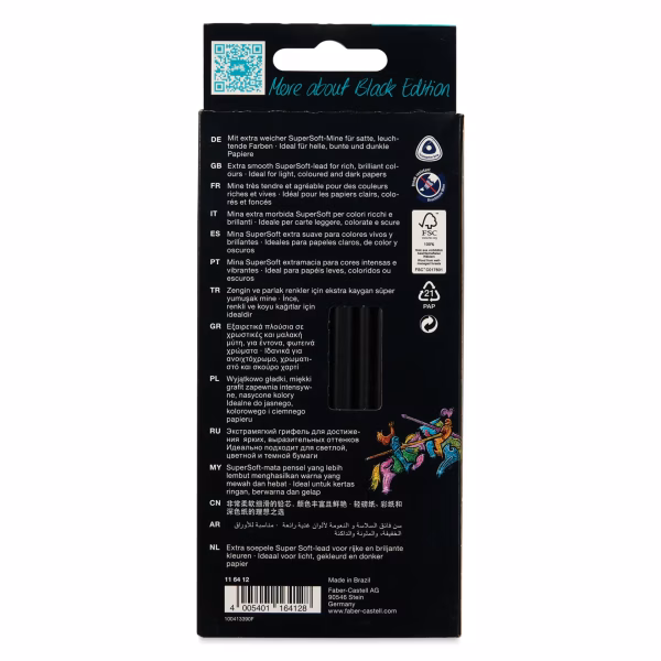 Faber-Castell Black Edition Boya Kalemi 12'li