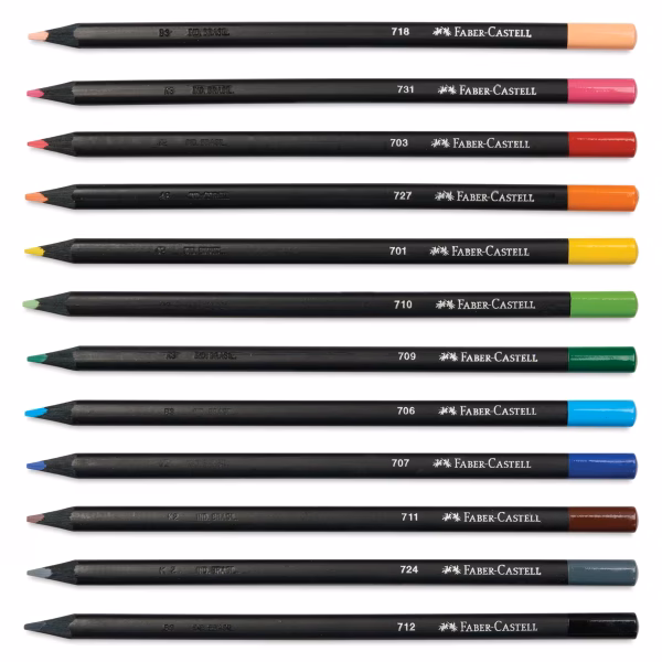 Faber-Castell Black Edition Boya Kalemi 12'li