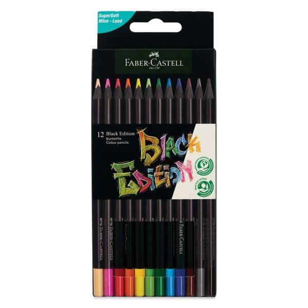 Faber-Castell Black Edition Boya Kalemi 12'li