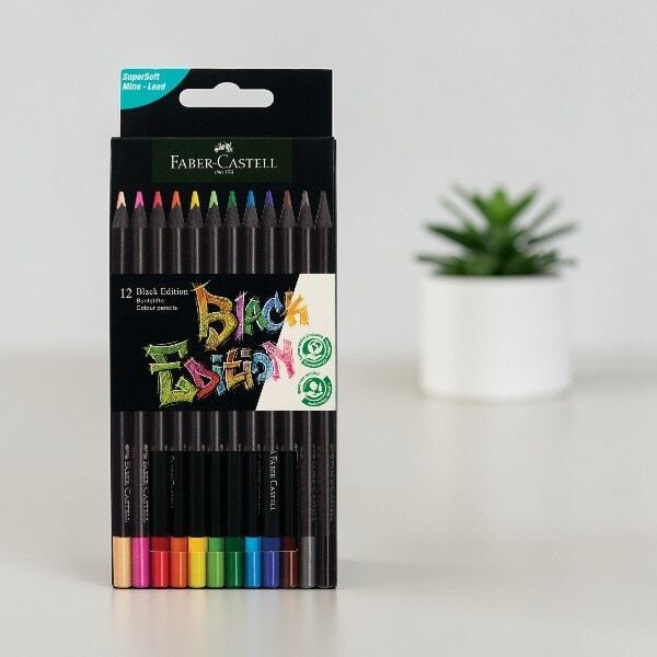 Faber-Castell Black Edition Boya Kalemi 12'li