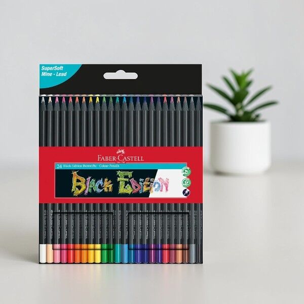 Faber-Castell Black Edition Boya Kalemi 24'lü