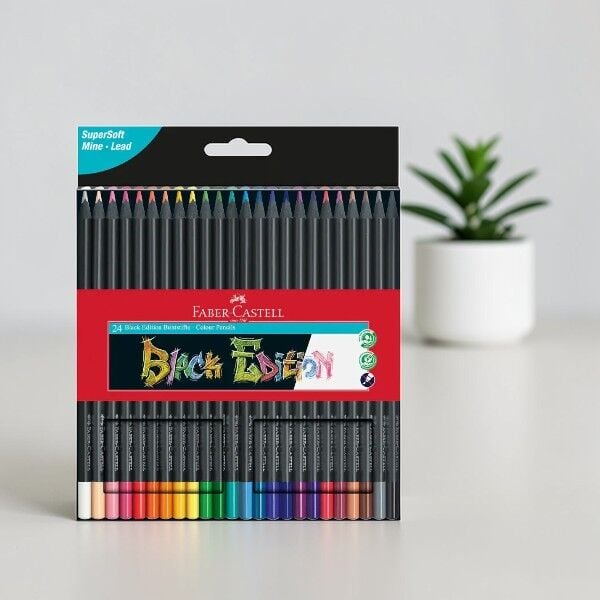 Faber-Castell Black Edition Boya Kalemi 24'lü