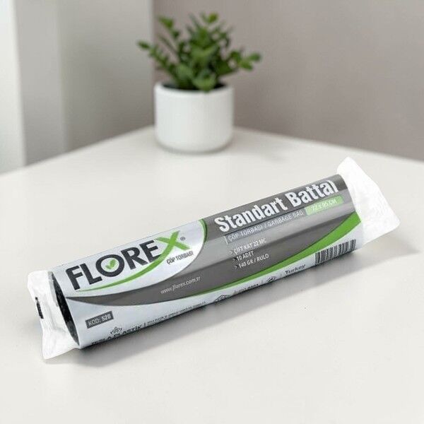 Florex 10'lu Standart Battal Boy Çöp Torbası 72*95 Cm